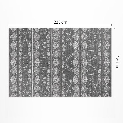 Vinyl carpet Garden scenes in floral patterns