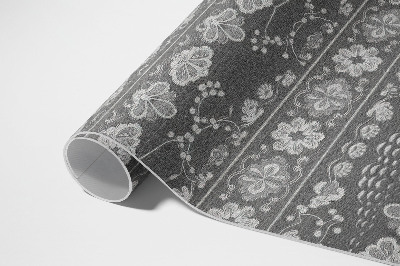 Vinyl carpet Garden scenes in floral patterns
