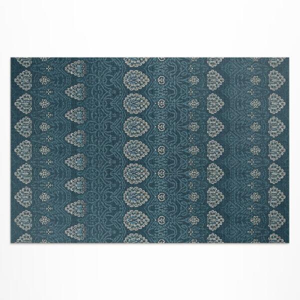 Vinyl carpet Aztec aesthetics in retro designs