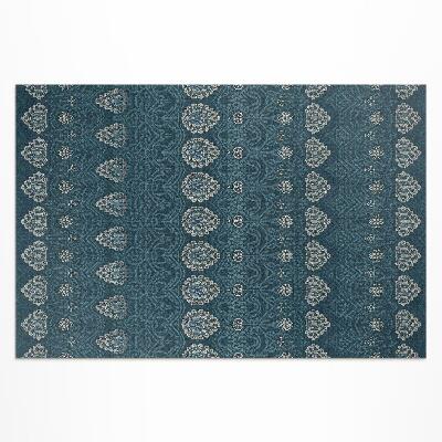 Vinyl carpet Aztec aesthetics in retro designs