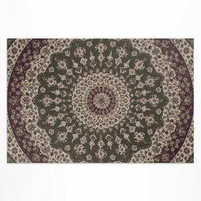 Vinyl carpet Aztec mandalas in vintage style