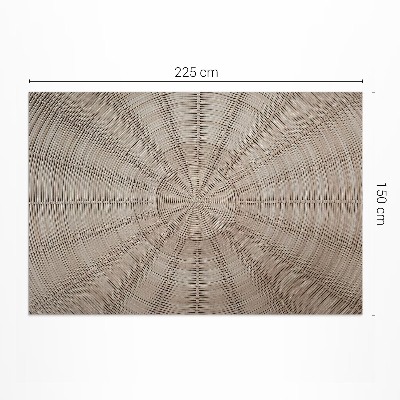 Vinyl carpet Wicker plaid