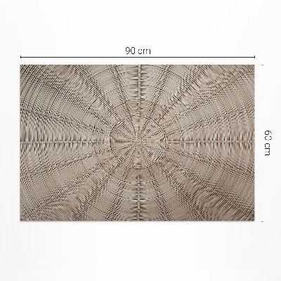 Vinyl carpet Wicker plaid
