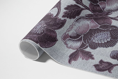 Vinyl carpet Subtle vintage flowers