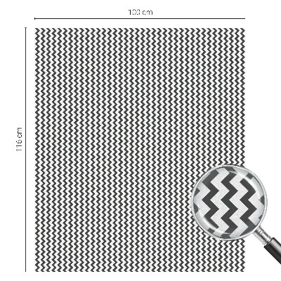 Decorative window film stained glass design Zigzag pattern