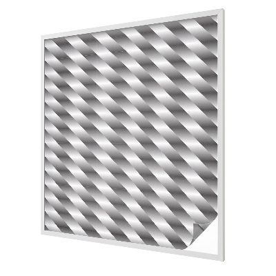 Frosted window film with stained glass pattern Geometric stripes