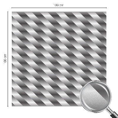 Frosted window film with stained glass pattern Geometric stripes