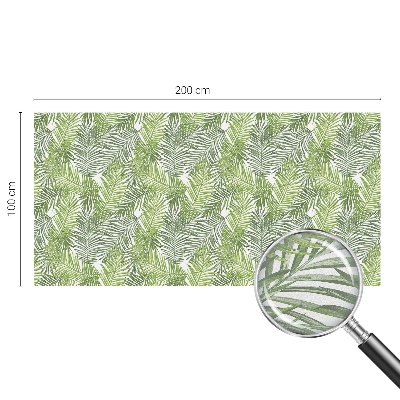 Privacy window film stained glass effect Plant patterns