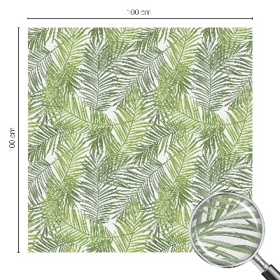 Privacy window film stained glass effect Plant patterns