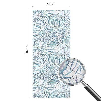 Patterned window film stained glass Botanical pattern