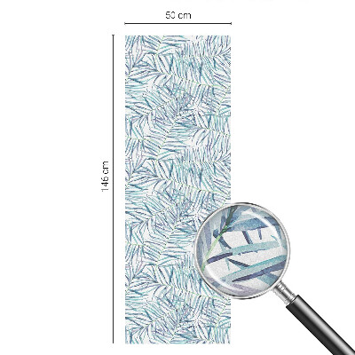 Patterned window film stained glass Botanical pattern