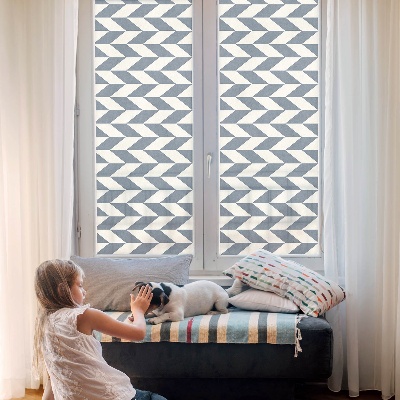 Frosted window film with stained glass pattern Geometric illusion