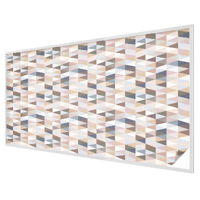 Frosted window film with stained glass pattern Pastel symmetry