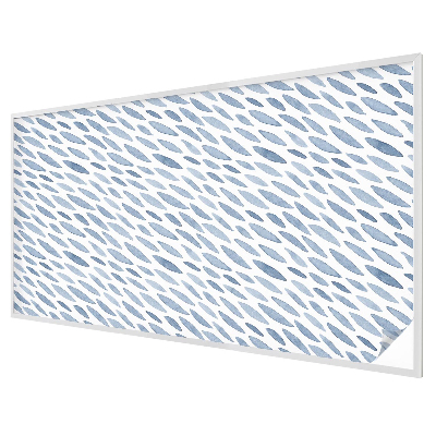 Decorative window film stained glass design Blue strokes