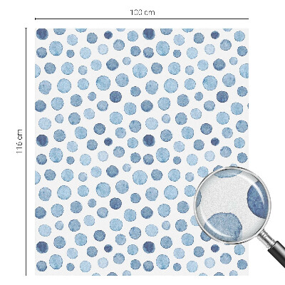Privacy window film stained glass effect Watercolor dots