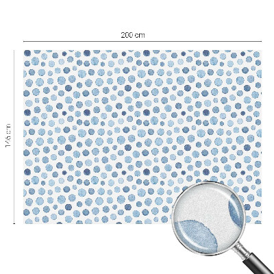 Privacy window film stained glass effect Watercolor dots