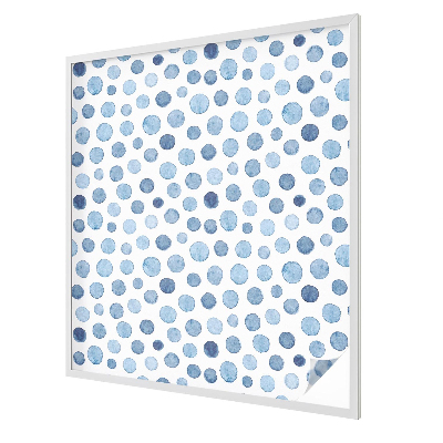 Privacy window film stained glass effect Watercolor dots