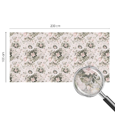 Patterned window film stained glass Floral beauty