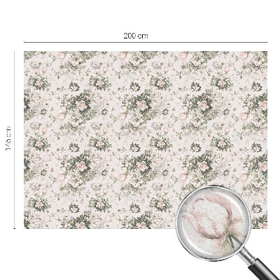 Patterned window film stained glass Floral beauty