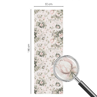 Patterned window film stained glass Floral beauty
