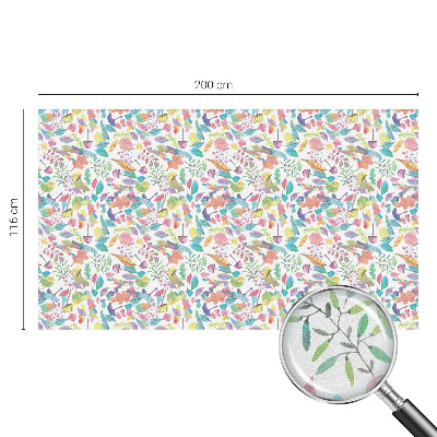 Decorative window film stained glass design Colorful composition