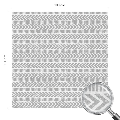 Privacy window film stained glass effect Geometric stripes