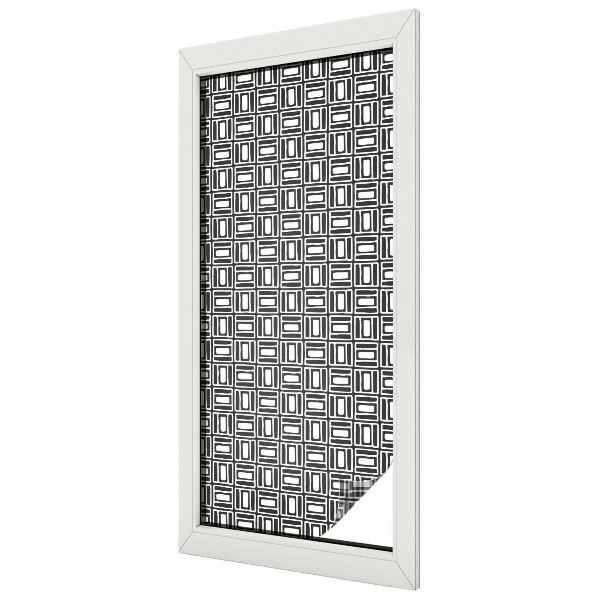 Coloured glass film for windows Energetic pattern