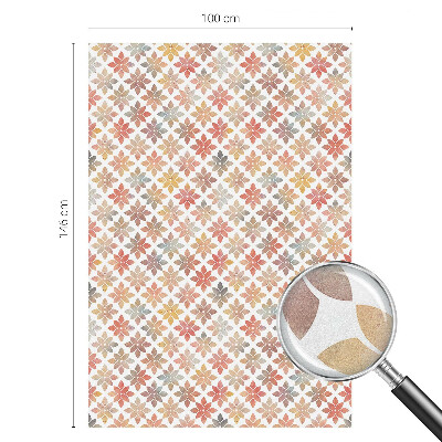 Patterned window film stained glass Floral beauty