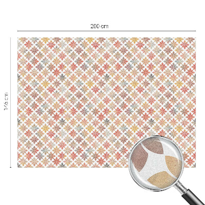 Patterned window film stained glass Floral beauty