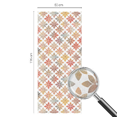 Patterned window film stained glass Floral beauty