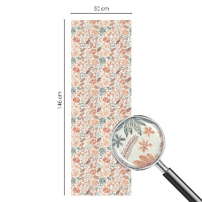 Coloured glass film for windows Floral arrangement