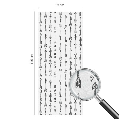 Patterned window film stained glass Geometric arrows