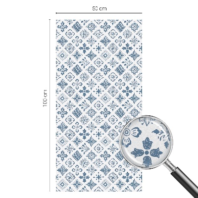 Patterned window film stained glass Floral ornament