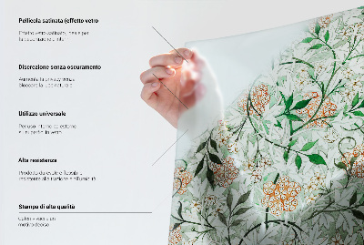 Coloured glass film for windows Geometric rhombuses