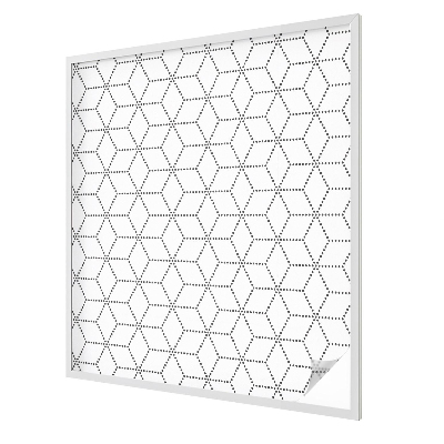 Decorative window film stained glass design Dotted rhombuses