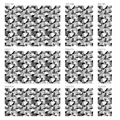 Frosted window film with stained glass pattern Geometric figures