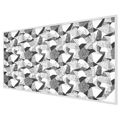 Frosted window film with stained glass pattern Geometric figures