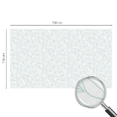 Patterned window film stained glass Delicate leaves