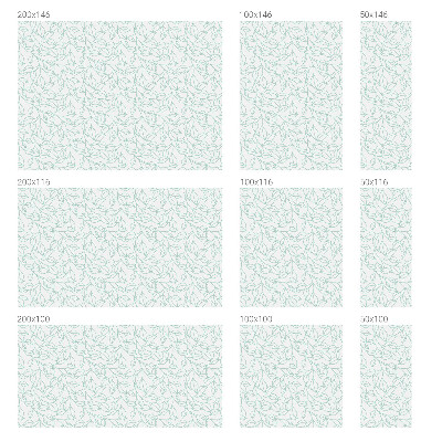 Patterned window film stained glass Delicate leaves