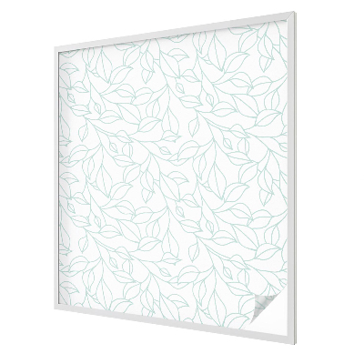 Patterned window film stained glass Delicate leaves