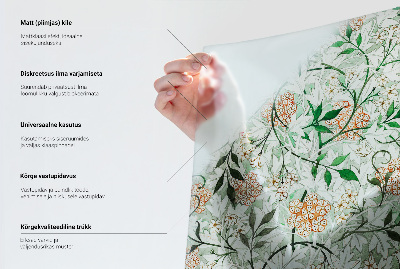 Patterned window film stained glass Delicate leaves