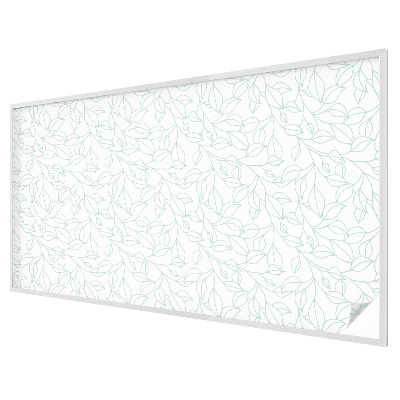 Patterned window film stained glass Delicate leaves