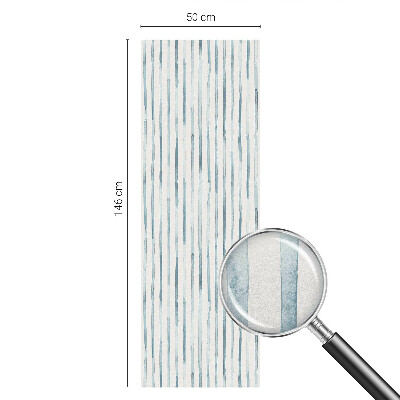 Decorative window film stained glass design Vertical stripes