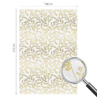 Frosted window film with stained glass pattern Plant pattern