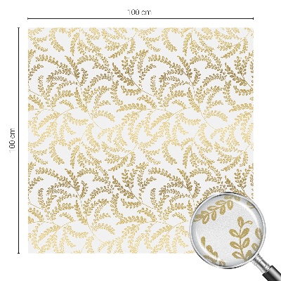 Frosted window film with stained glass pattern Plant pattern