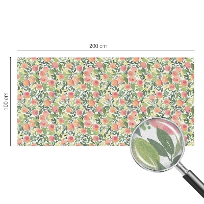 Decorative window film stained glass design Fruit pattern