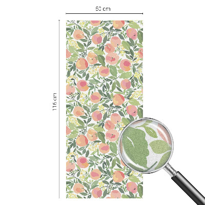 Decorative window film stained glass design Fruit pattern