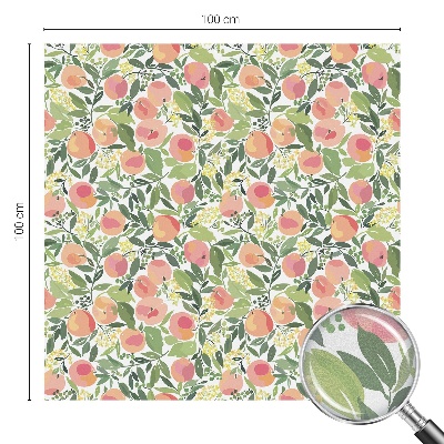 Decorative window film stained glass design Fruit pattern