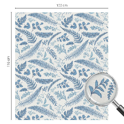 Patterned window film stained glass Botanical pattern