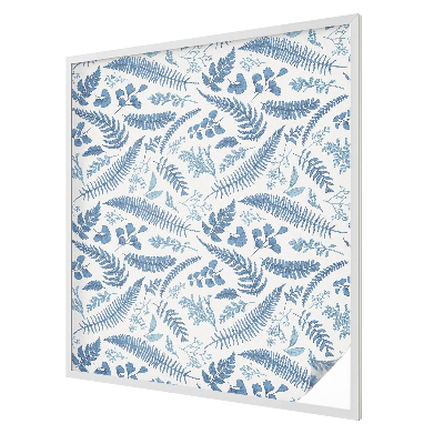 Patterned window film stained glass Botanical pattern